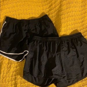 TWO PACK black champion athletic shorts